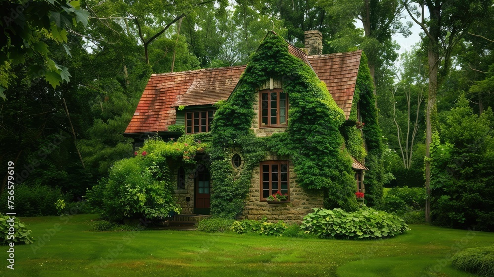 Garden greeen house Generative AI Garden greeen house Generative AI