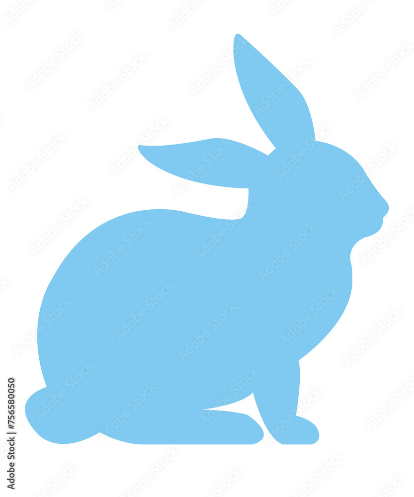 Easter bunny clip art design on plain white transparent isolated background for card, shirt, hoodie, sweatshirt, apparel, tag, mug, icon, poster or badge Easter bunny clip art design on plain white transparent isolated background for card, shirt, hoodie, sweatshirt, apparel, tag, mug, icon, poster or badge