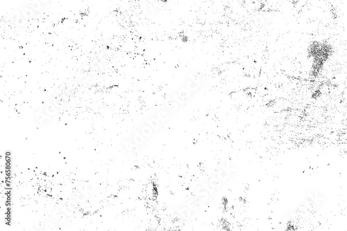 Grain monochrome pattern of the old worn surface design. Distress Overlay Texture Grunge background of black and white. © Jennyfer