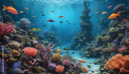 Imagine A Mystical Underwater Kingdom With Coral R © Rumaisa