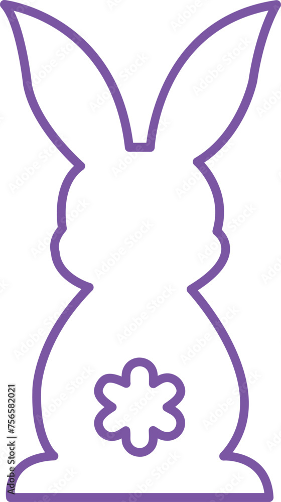 Easter bunny clip art design on plain white transparent isolated background for card, shirt, hoodie, sweatshirt, apparel, tag, mug, icon, poster or badge Easter bunny clip art design on plain white transparent isolated background for card, shirt, hoodie, sweatshirt, apparel, tag, mug, icon, poster or badge