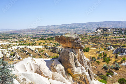 Three Graces, rock hills in Devrent valley, Cappadocia, Turkey photo