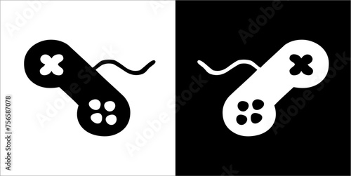Illustration vector graphics of video game icon