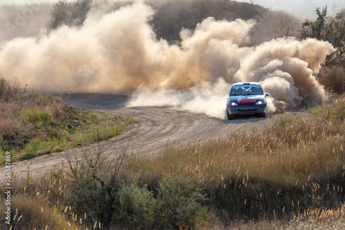 Rally Car in a Turn and a Cloud of Dust 26 © goodman_ekim