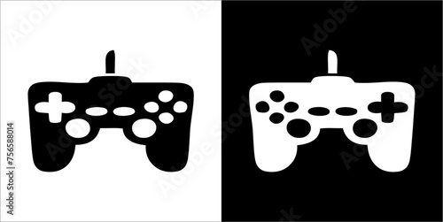 Illustration vector graphics of video game icon