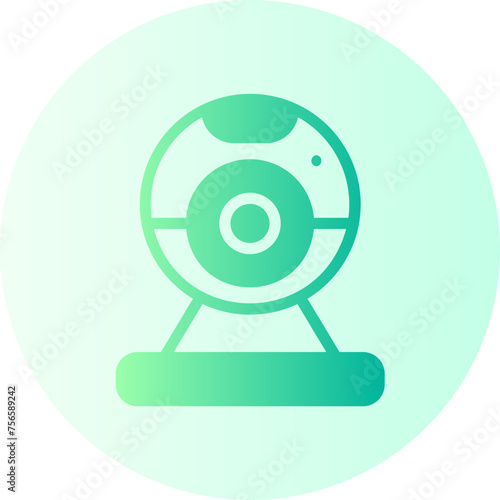 webcam gradient icon