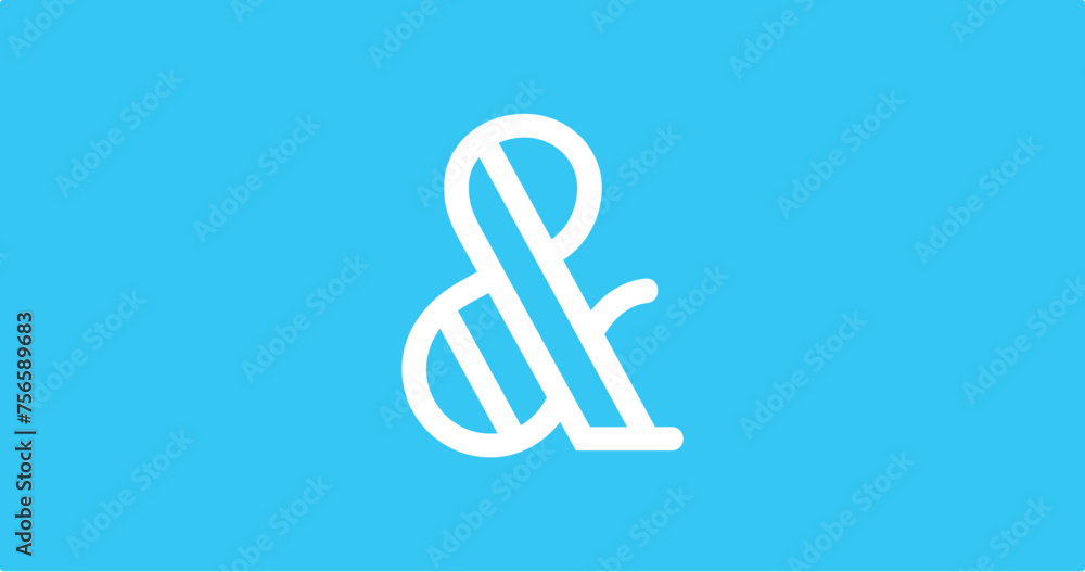 Letter 8 logo design or & symbol icon Letter 8 logo design or & symbol icon