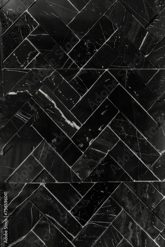 Elegant Texture-Rich Marble Herringbone Abstract Background: High-Resolution Chicago Metro Style - Artistic Desktop Wallpaper