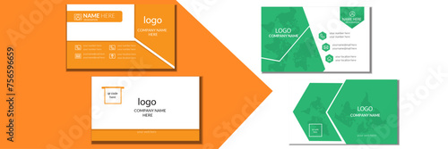 double sided 2 piece classic business card