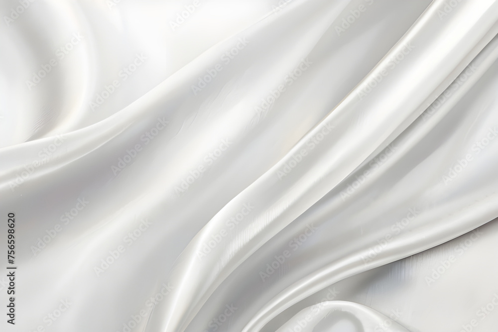 white silk fabric background and texture