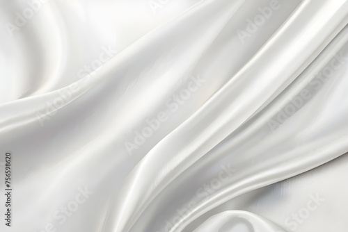 white silk fabric background and texture