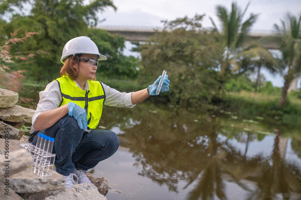 Environmental engineers inspect water quality,Bring water to the lab for testing,Check the mineral content in water and soil,Check for contaminants in water sources. Environmental engineers inspect water quality,Bring water to the lab for testing,Check the mineral content in water and soil,Check for contaminants in water sources.