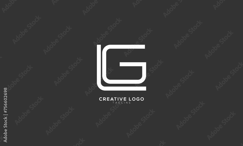 LG GL Abstract initial monogram letter alphabet logo design LG GL Abstract initial monogram letter alphabet logo design