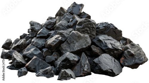 Stack of Rocks On a Transparent Background PNG