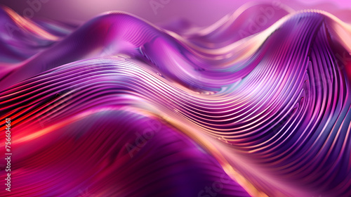 Abstract 3d render iridescent neon holographic twisted wave in motion,Bright abstract background with colorful swirl flow,Abstract colorful wave background 