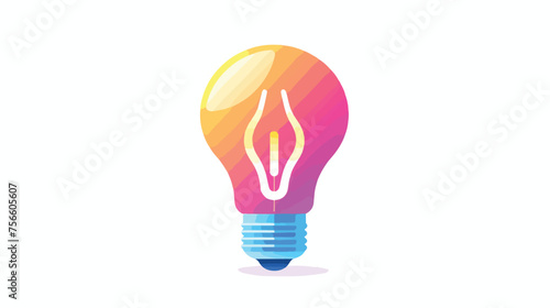 Light Bulb Idea Tips Suggestion Abstract Circle background