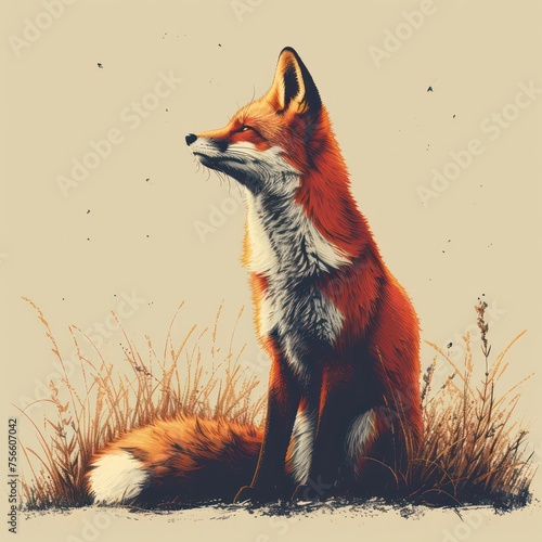 watchful fox