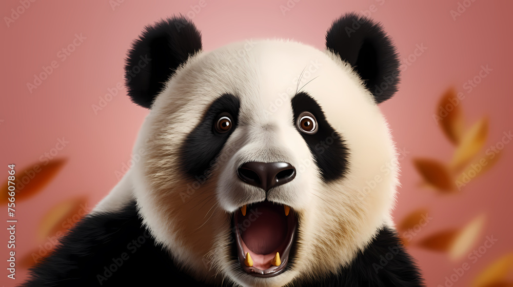 Vibrant panda Vibrant panda
