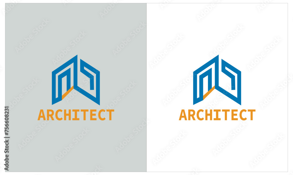 Fototapeta premium Like a compass pointing north, our logo directs you to the haven of home.