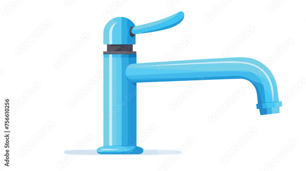 Mixer tap icon  flat vector isolated on white background