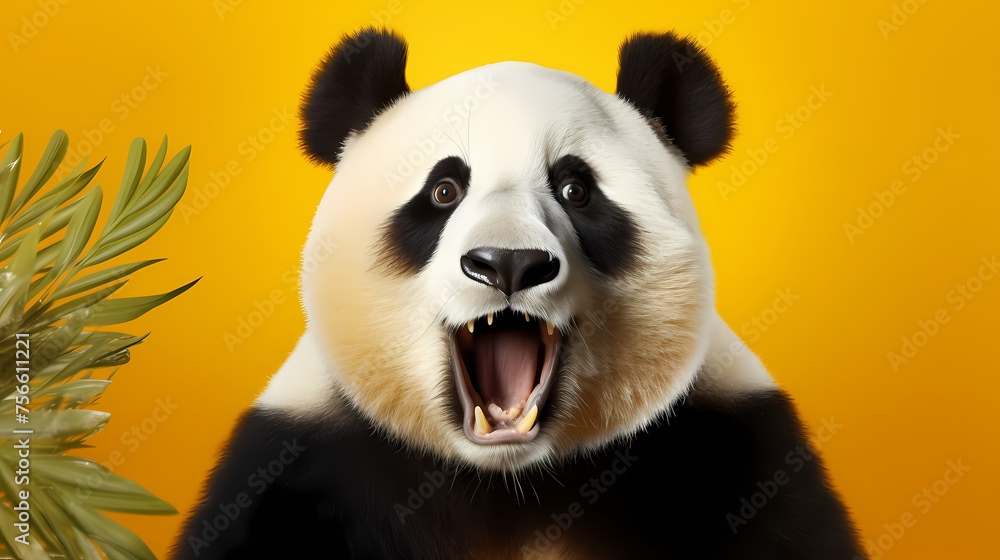 Vibrant panda Vibrant panda