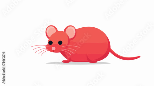 Mouse Icon Design  flat vector isolated on white background