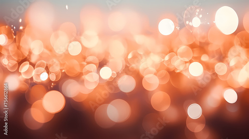 Bokeh lights abstract background