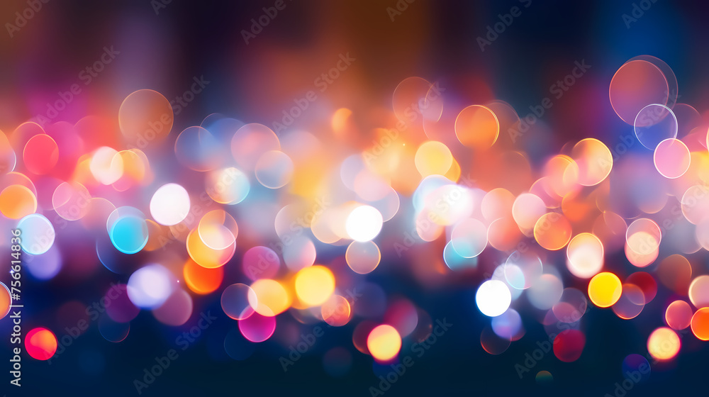 Obraz premium Bokeh lights abstract background
