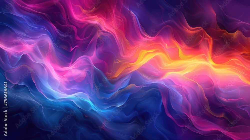 Neo-Romantic Elegance: Fluid Lines in Dark Pink and Blue - Colorful Melancholy Desktop Wallpaper Neo-Romantic Elegance: Fluid Lines in Dark Pink and Blue - Colorful Melancholy Desktop Wallpaper