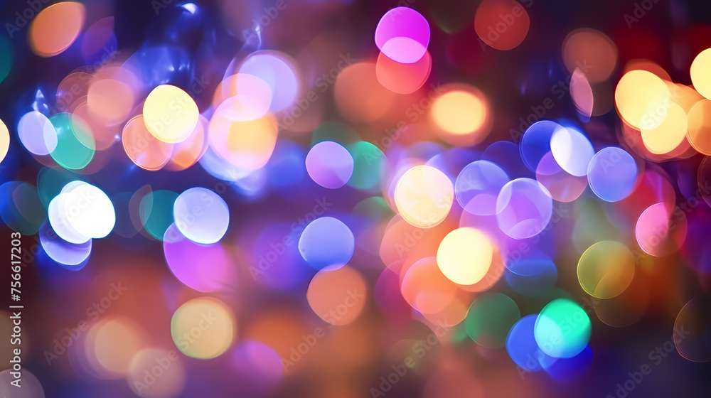 Colorful bokeh background