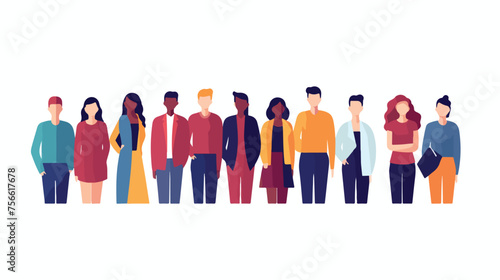 People group team icon vector design template illustration
