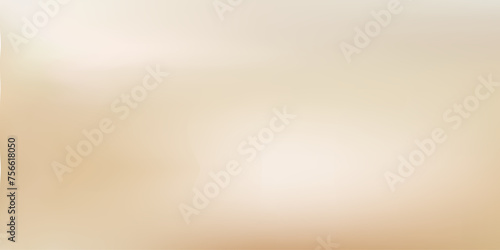 Vector beige gradient background. Simple and soft light brown gold texture. soft solid plain. grunge minimalistic backdrop.