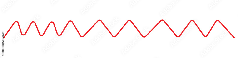 Sinusoidal wave signals. Parts of a wave. Scientific resources for teachers and students. Vector illustration isolated on white background. Sinusoidal wave signals. Parts of a wave. Scientific resources for teachers and students. Vector illustration isolated on white background.