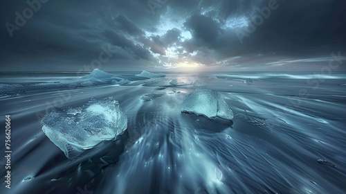 Landscape ocean ice 