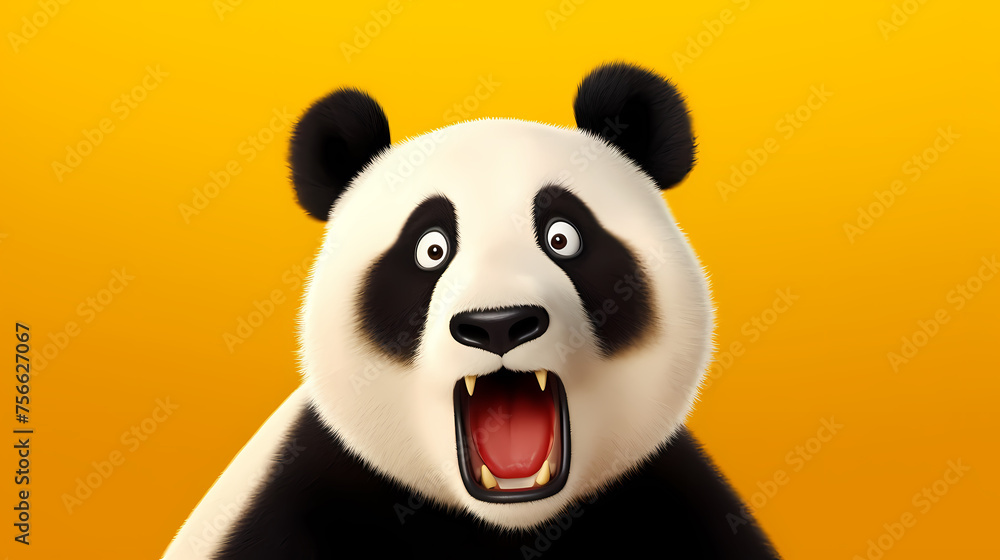 Close-up of panda Close-up of panda