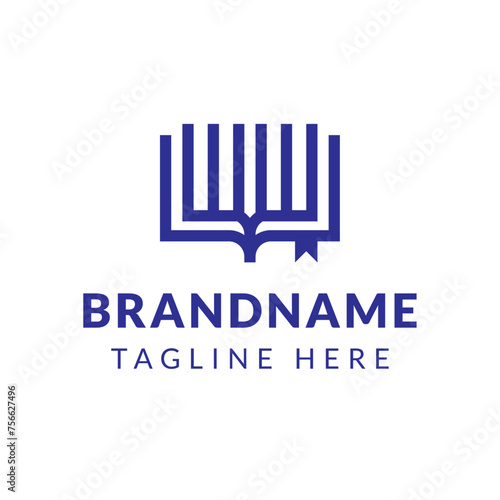 Letters WW Book Logo, suitable for business related to book with WW intials