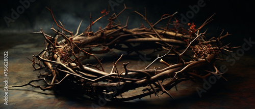 A crown of thorns. Easter week ..