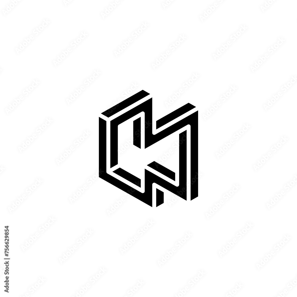 Geometric shaped lined icon Geometric shaped lined icon