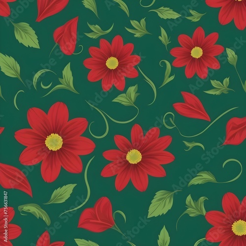  All Over Flower Digital Printed pattern Digital textile design hand draw motifs beautiful    flowers 