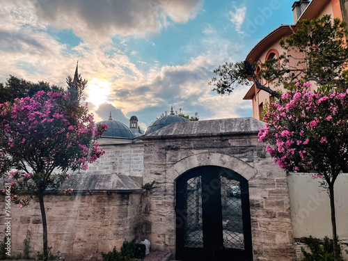 Street view from Vezneciler, a historic neighborhood in Fatih, Istanbul photo