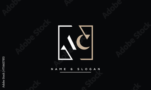 Alphabets AC, CA, Initials Letters Logo Monogram