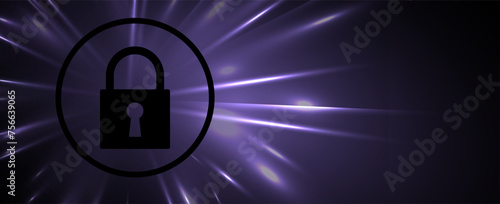 Cyber security and information or network protection. Future cyber technology web services for business and internet project