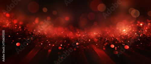 Abstract Red and Black Defocused Background ..