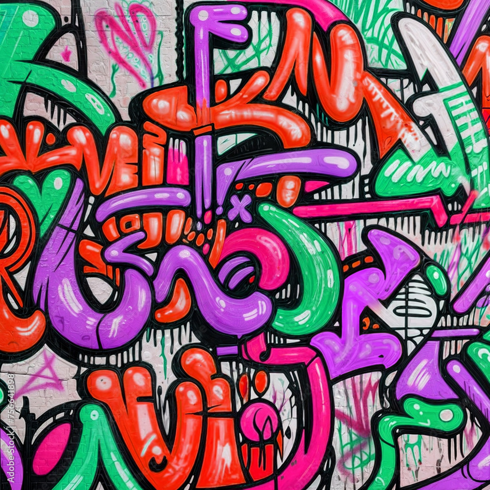 Grafiti na murze/ ścianie | Graffiti on the wall