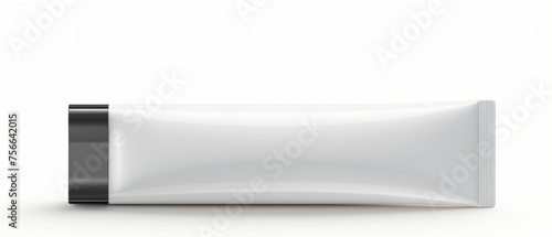 Aluminum tube for cream product with clipping path on