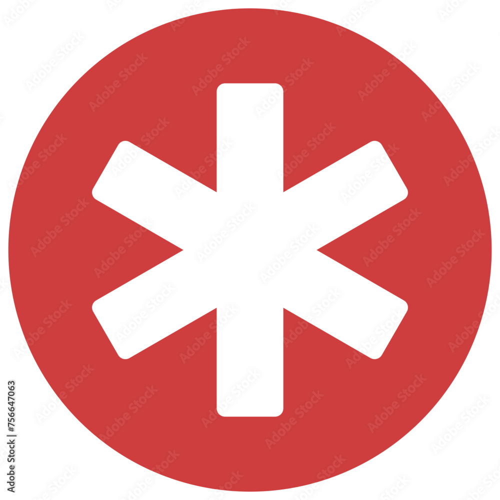 6 Line Cross Icon 6 Line Cross Icon