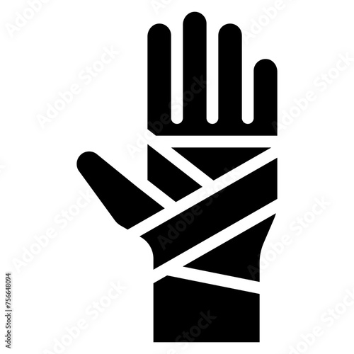 Hand In Bandages Icon