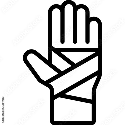 Hand In Bandages Icon
