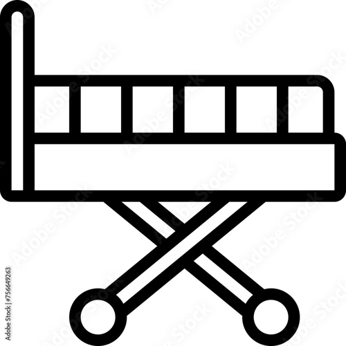 Hospital Gurney Bed Icon