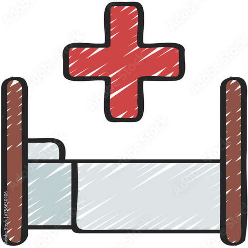 Hospital Bed Icon